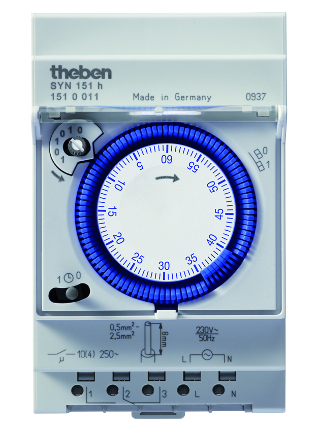 SYN 151 h | Programme de 60 minutes | Rail DIN | Horloges programmables ...