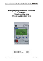 TR 648 top2 RC KNX - Manuel